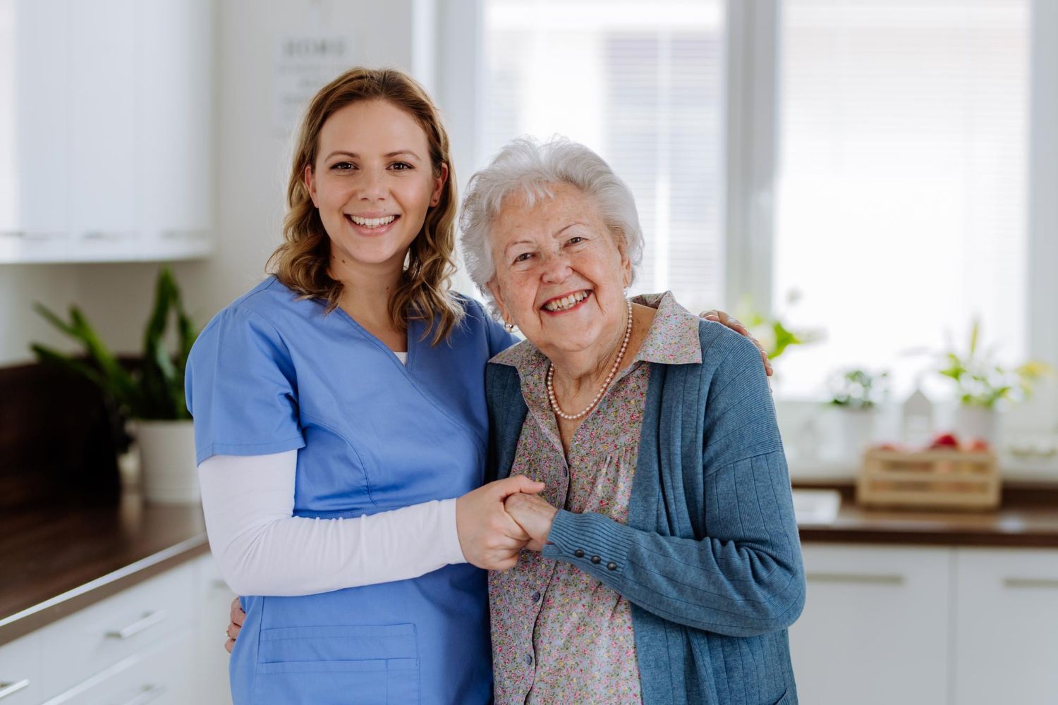 A nurse with a senior resident